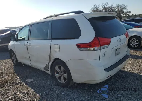 2012 Toyota Sienna Le из США, поврежденный, VIN 5TDKK3DC7CS196514